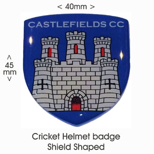 Helmet Badge Shield Shape